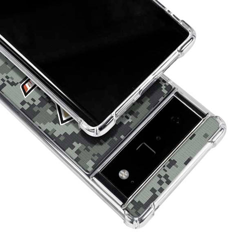 NHL Anaheim Ducks Camo Google Pixel 6 Clear Case